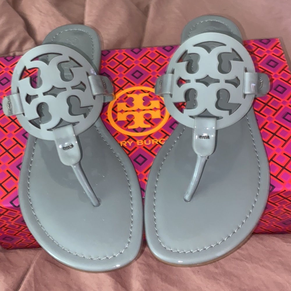 Tory Burch miller patent leather sandals